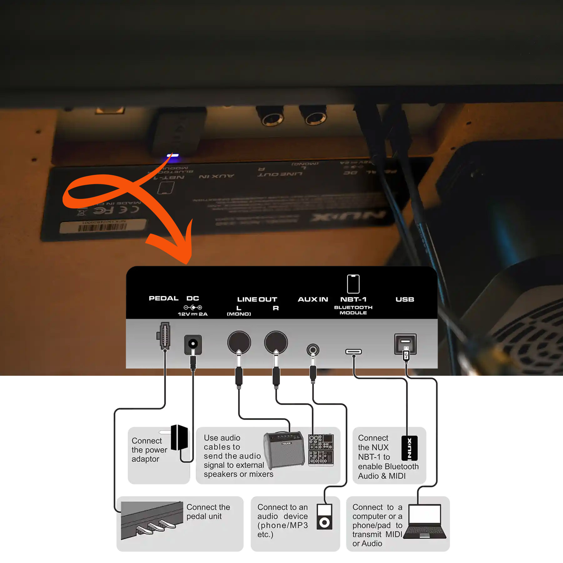 Piano Nux NCK330