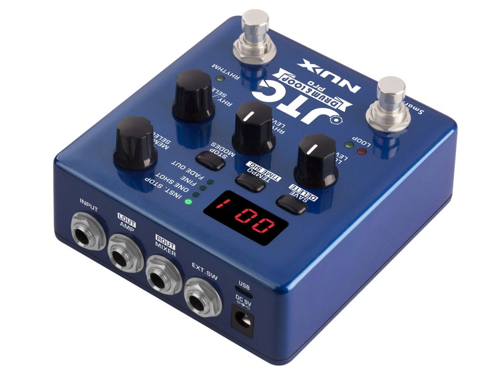 Nux JTC Drum & Loop Pro, Dual Switch Looper Pedal
