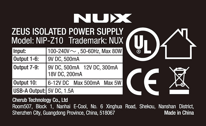 Nux ZEUS, lsolated Power Supply
