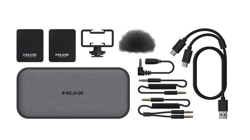 Nux B10 Vlog, 2.4GHz Wireless Lavalier Mic System