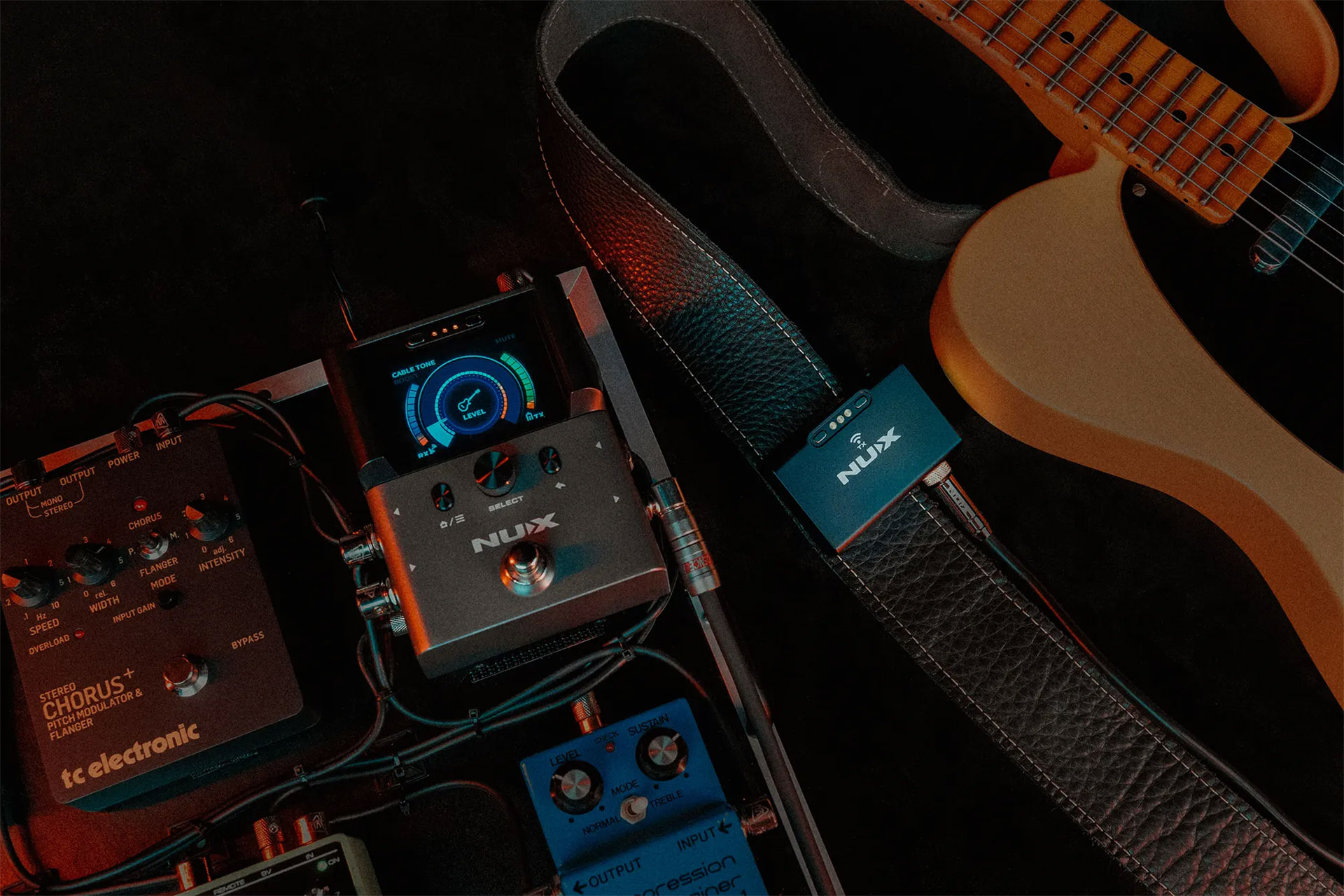 Nux B8, 2.4GHz Guitar Wireless System