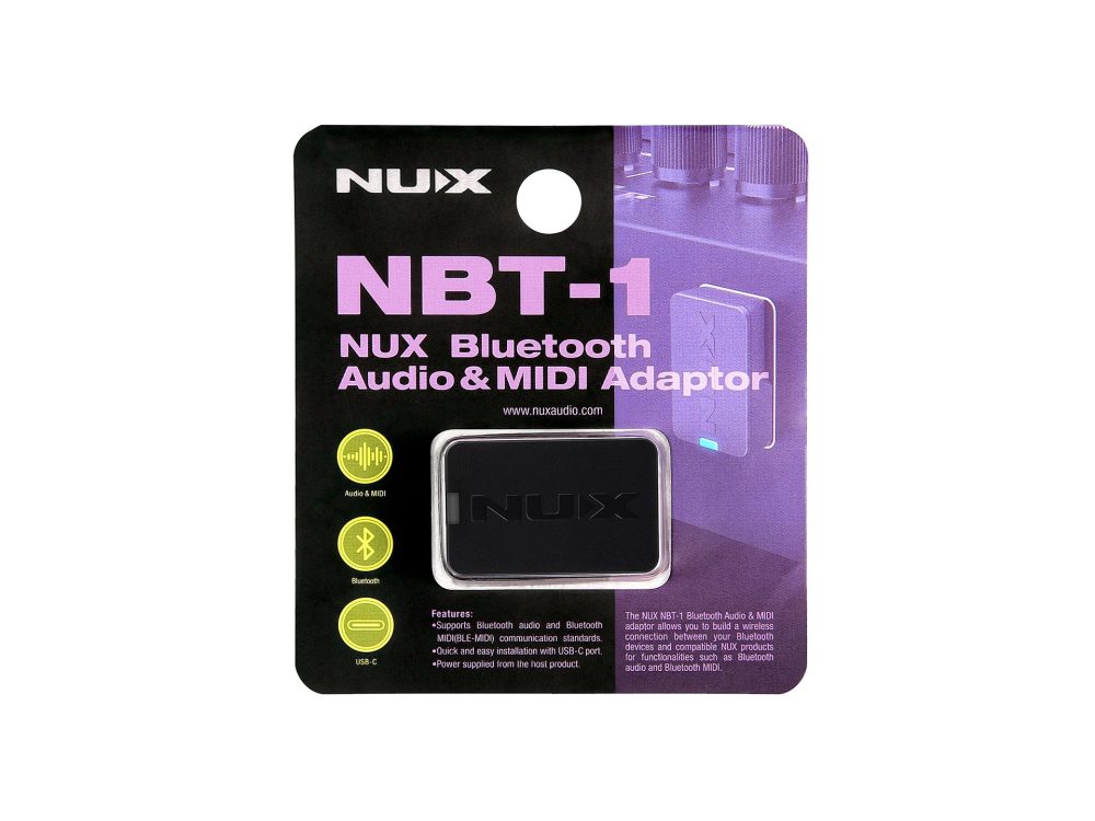 Nux NBT1, Nux Bluetooth Audio&MIDI Adapter