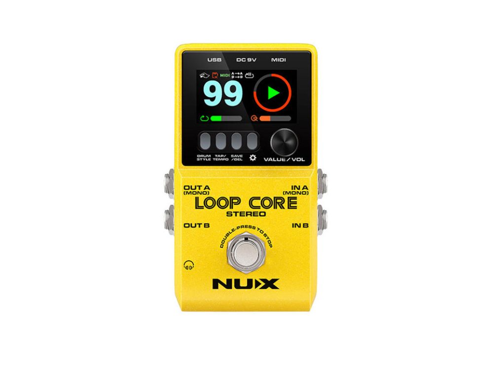 Nux Loop Core Stereo, Stereo Looper With MIDI Control