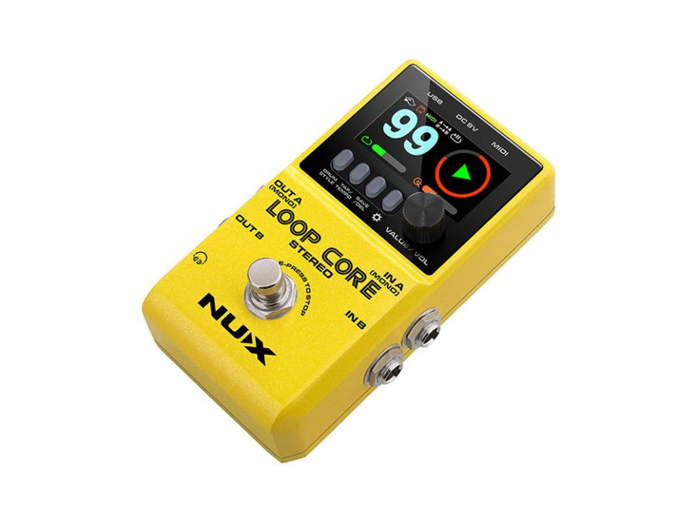 Nux Loop Core Stereo, Stereo Looper With MIDI Control