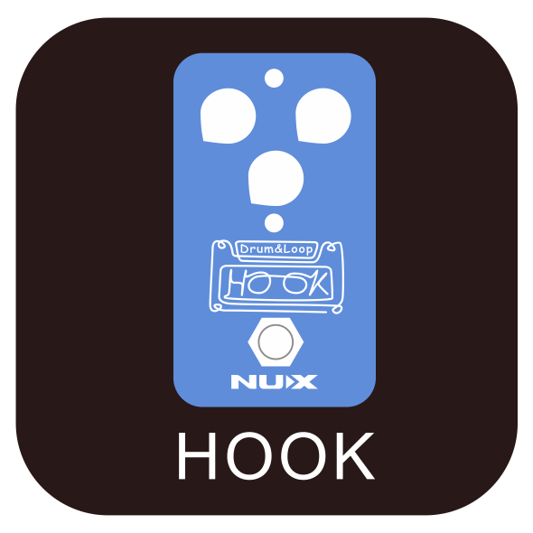 Nux HOOK, Mini Looper With Phones Out