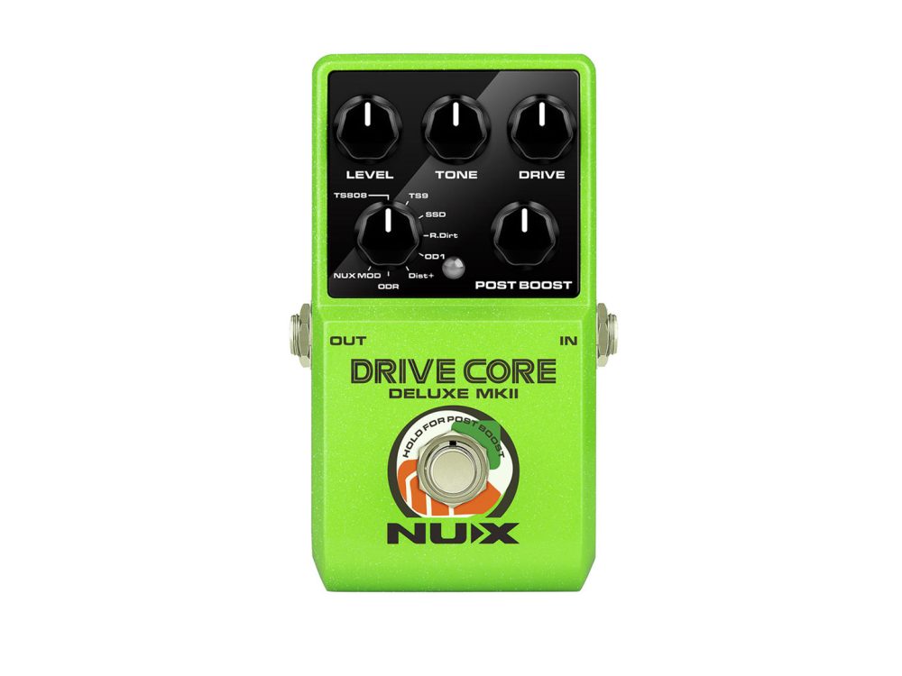 Nux Drive Core Deluxe MKII, Wasabi Drive 8-Way OD Combination Pedal