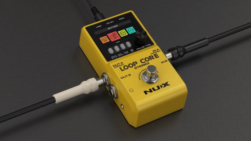 Nux Loop Core Stereo, Stereo Looper With MIDI Control