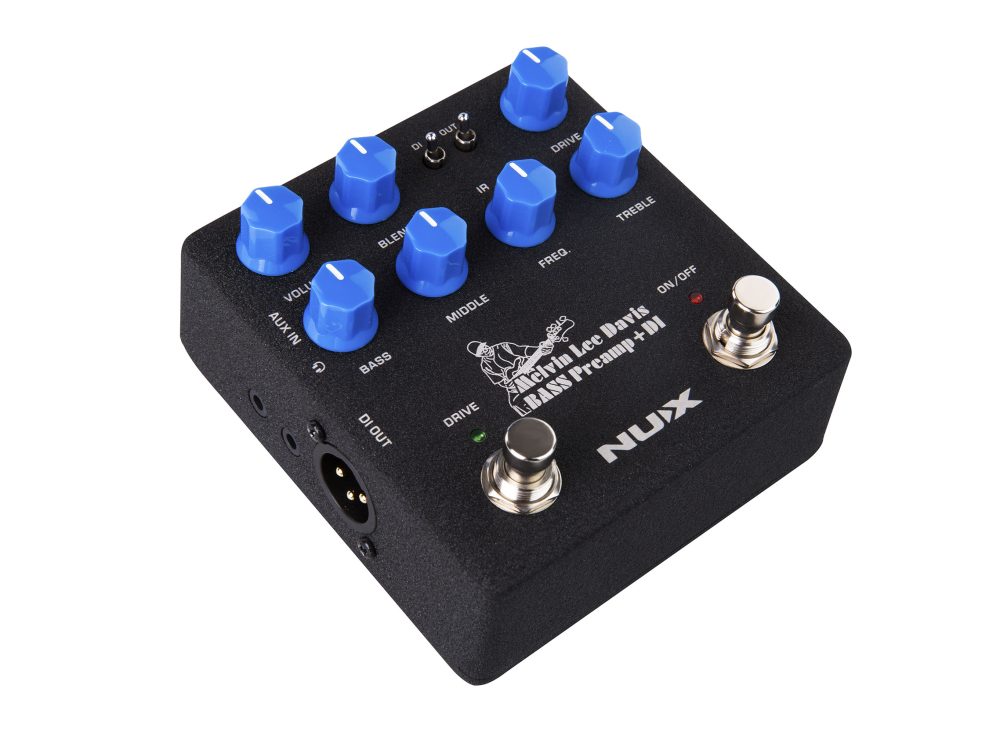 Nux MLD Bass Preamp + DI, Melvin Lee Davis Signature Bass Preamp + DI