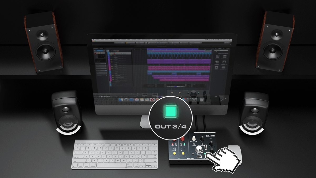 Nux NAI24, USB Audio Interface
