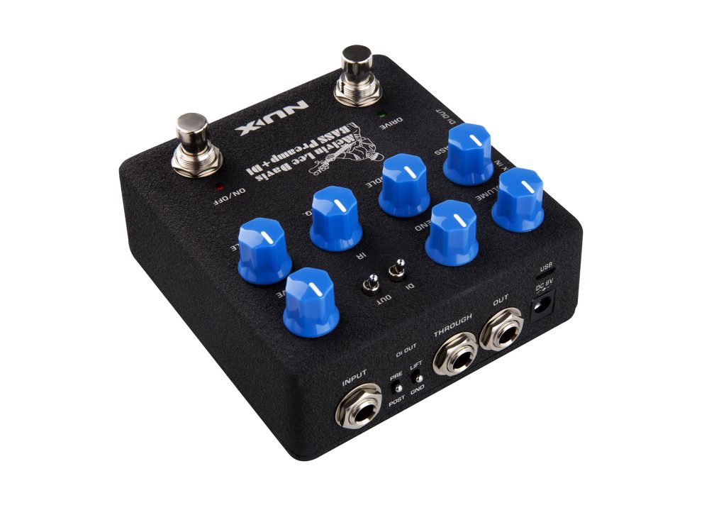 Nux MLD Bass Preamp + DI, Melvin Lee Davis Signature Bass Preamp + DI