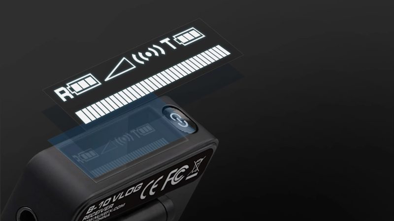 Nux B10 Vlog, 2.4GHz Wireless Lavalier Mic System