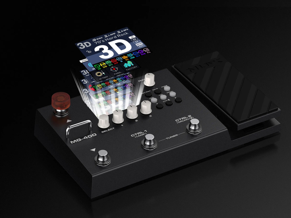MG-400 Nux Guitar Pedal Màn Hình LCD