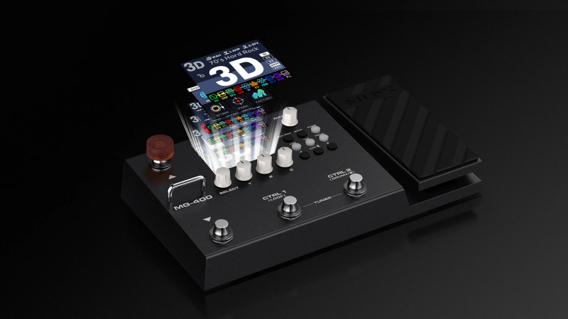 MG-400 Nux Guitar Pedal Màn Hình LCD