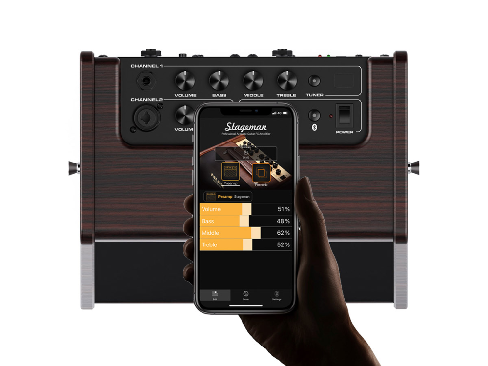 Nux AC25 Amplifier Ứng Dụng Stageman II