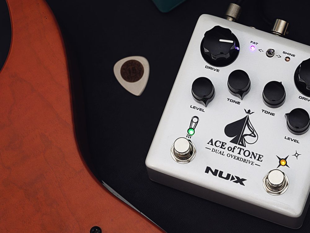 Nux Ace of Tone, Dual Overdrive In A Stompbox Banner