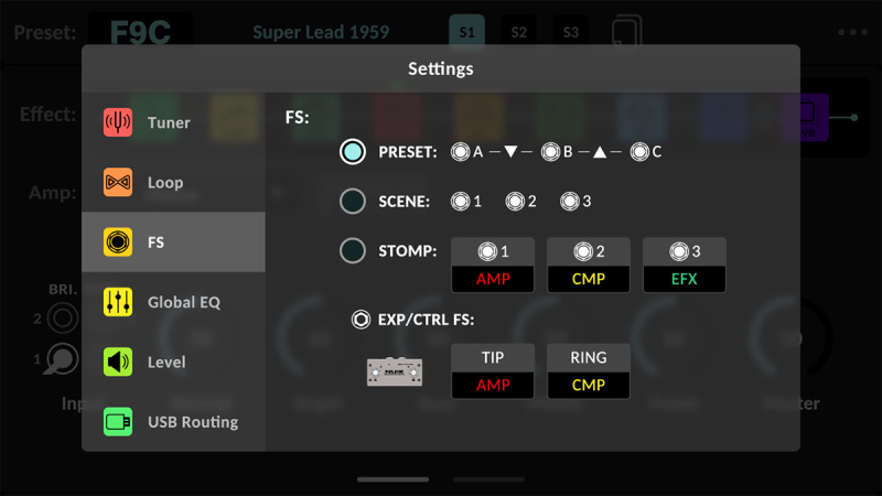 Nux Amp Academy Stomp Guitar Pedal Scene Stomp