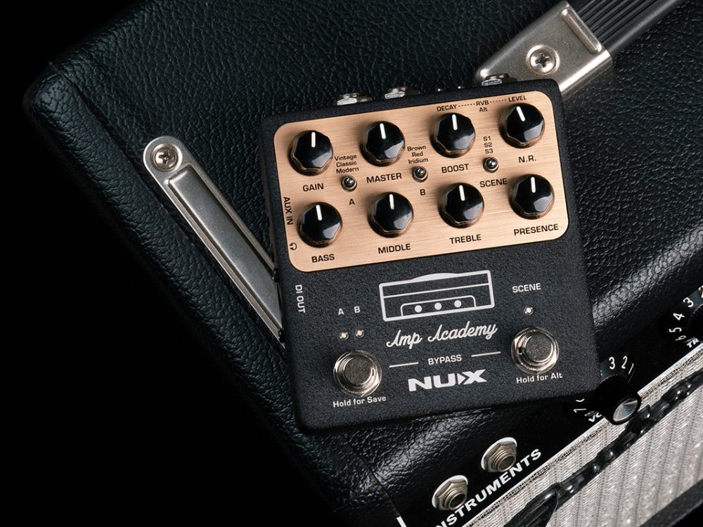 Nux Amp Academy, World-Class Stompbox Amp Modeler Banner