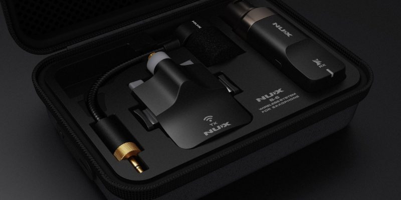 Nux B6, 2.4GHz Wireless System for Saxophone Hộp Đựng