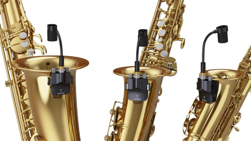 Nux B6, 2.4GHz Wireless System for Saxophone Kẹp