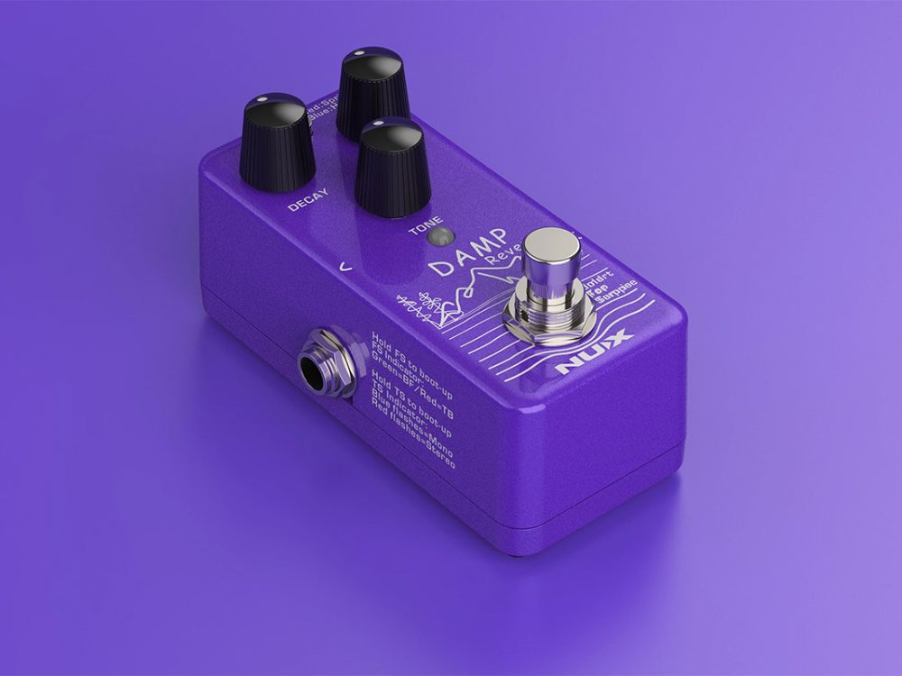 Nux Damp Reverb, 3 Reverb in a Mini Pedal Banner