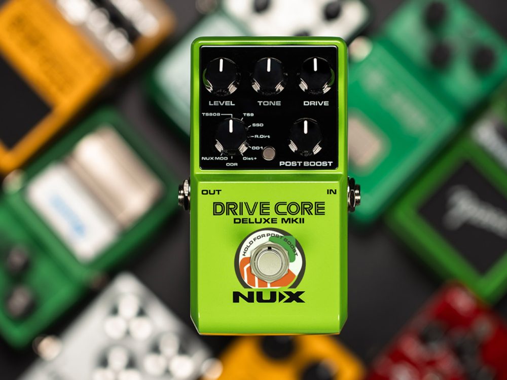 Nux Drive Core Deluxe MKII, Wasabi Drive 8-Way OD Combination Pedal Banner