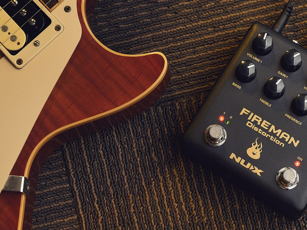 Nux Fireman, Dual Channel Brown Sound Distortion Banner