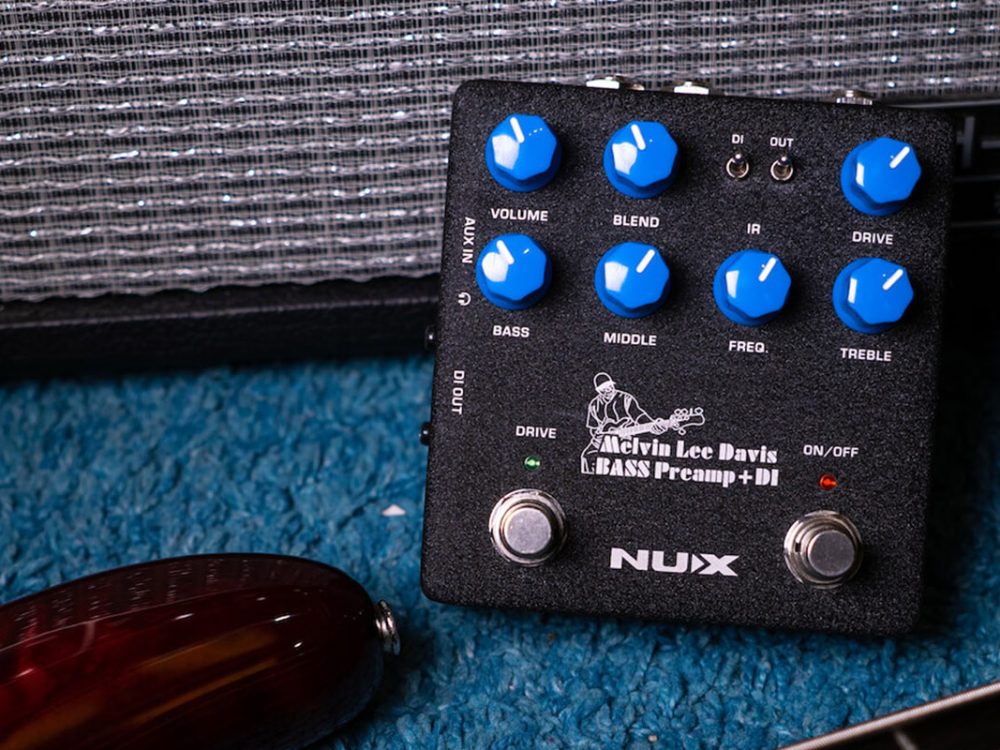 Nux MLD Bass Preamp + DI, Melvin Lee Davis Signature Bass Preamp + DI Banner