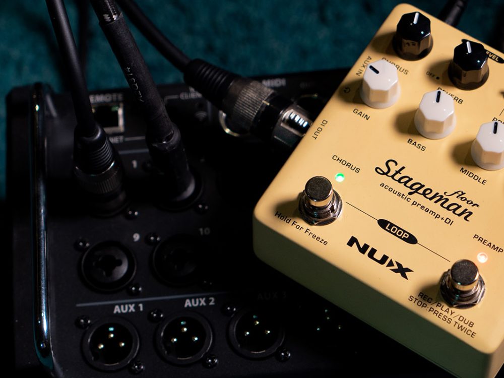Nux Stageman Floor, Acoustic Preamp & DI Banner