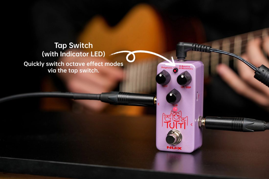 Nux TUTTI, Polyphonic Octave Pedal